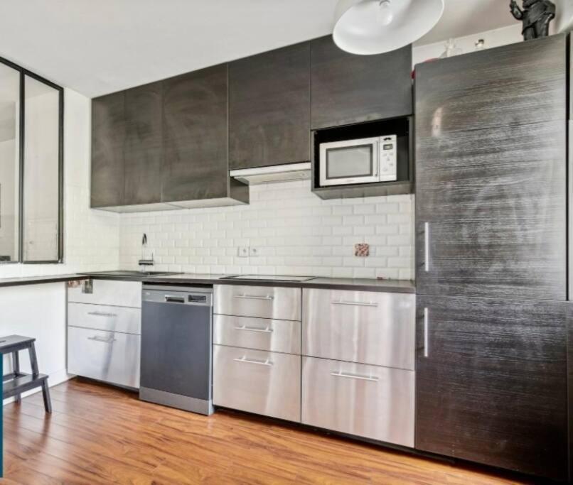 Paris : Appartement Familial Avec Parking Prive クリシー エクステリア 写真
